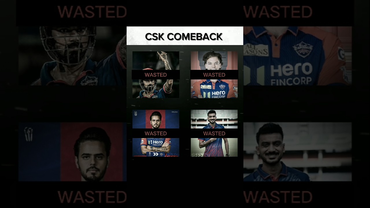 CSK COMEBACK 💪 CSK WIN 🔥