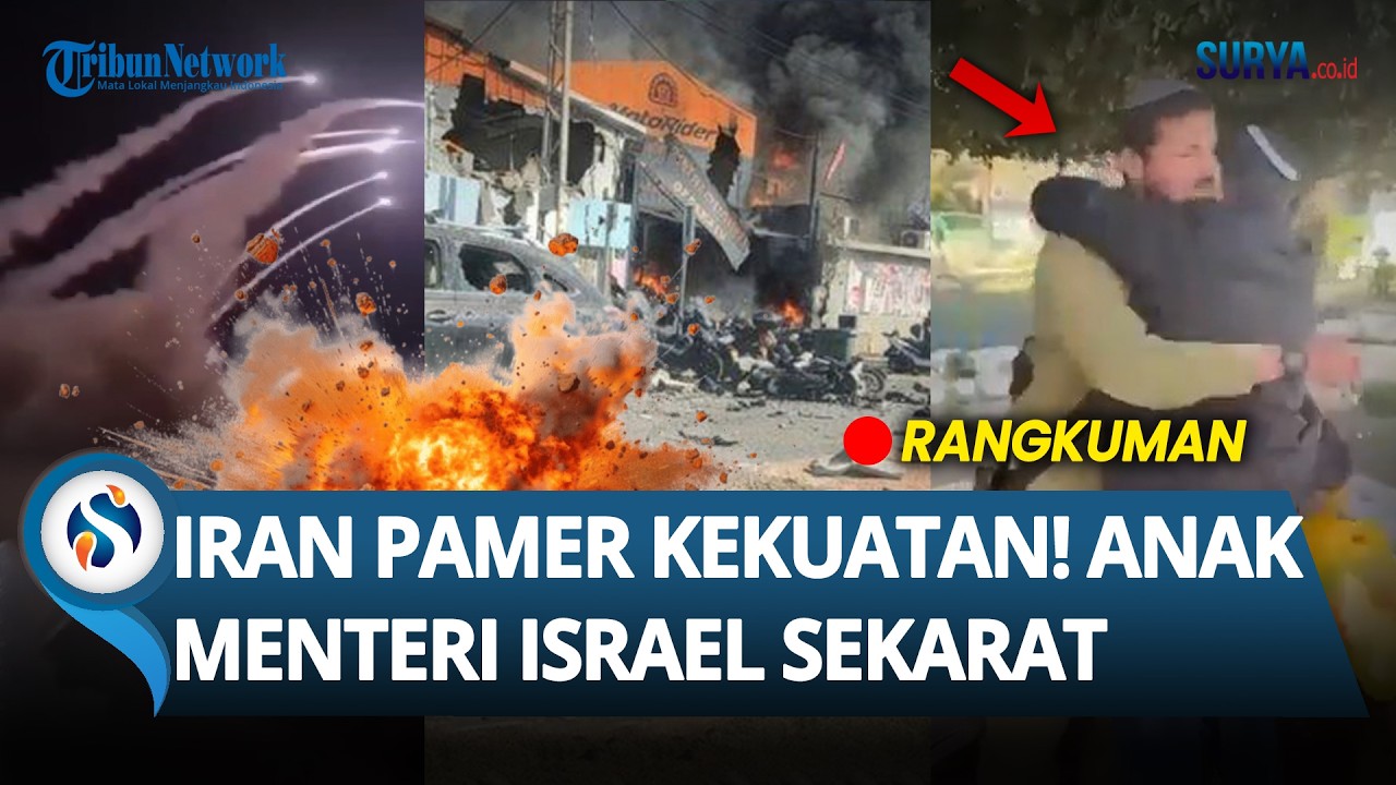🔴RANGKUMAN IRAN VS AS: Iron Dome Error! Tel Aviv Hancur, Anak Menteri Israel Sekarat