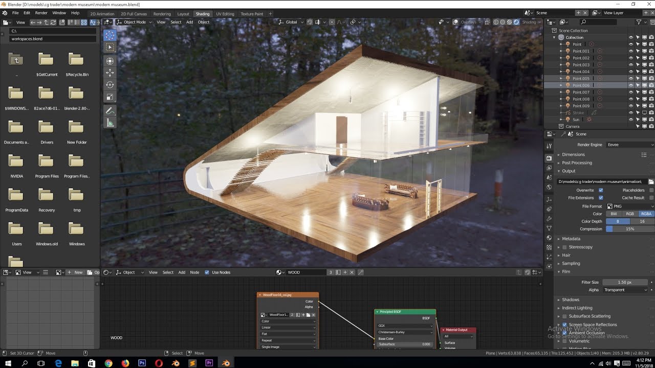 architectural visualization in blender 2.8 tutorial