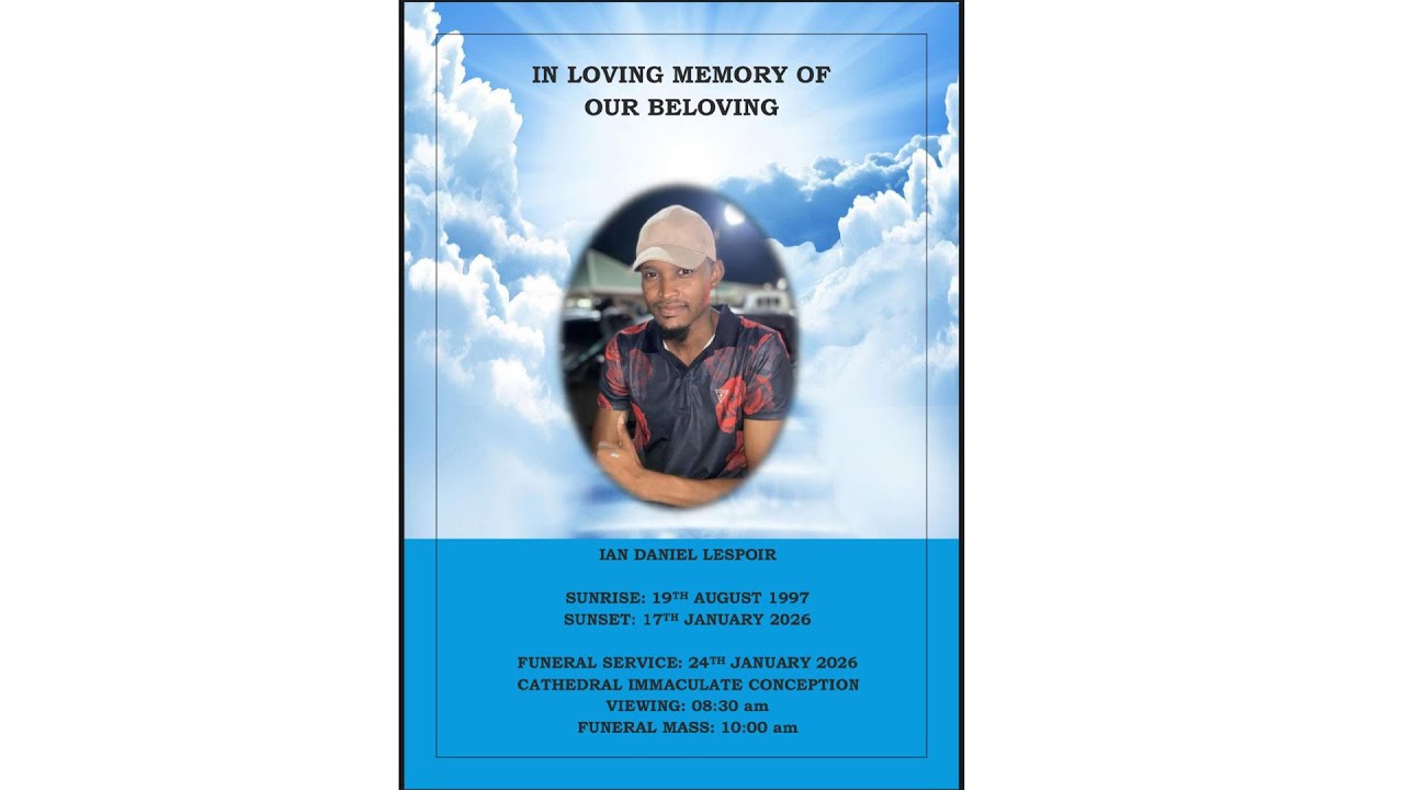 In Loving Memory Of Ian, Daniel Lespoir