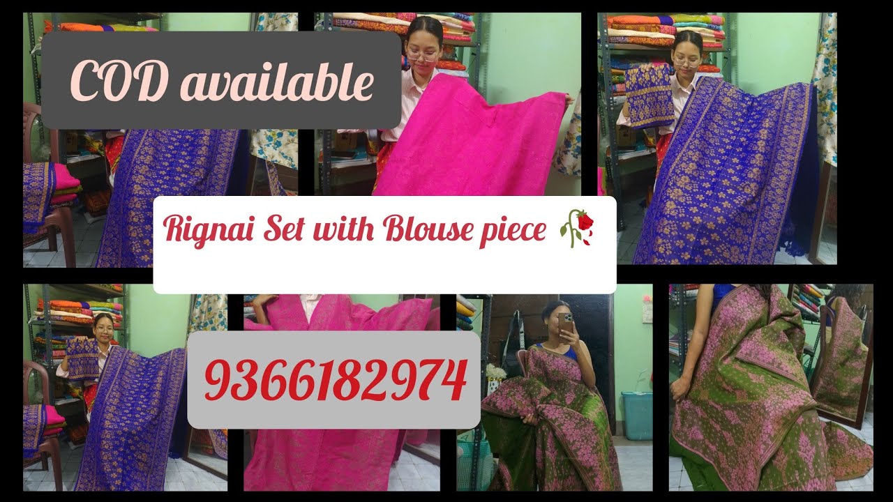 Blouse piece Gunang Rignai Set 🥀 ll contact :- 9366182974