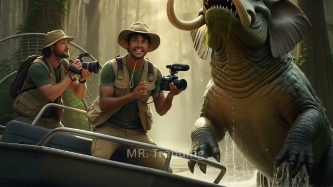 Elephant + Dinosaur + Crocodile?! 😱 | AI Fantasy Beast Reveal