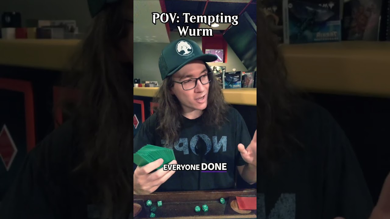 POV: The Tempting Wurm TRAP! | Magic: The Gathering | #shorts #edh #mtg #commander