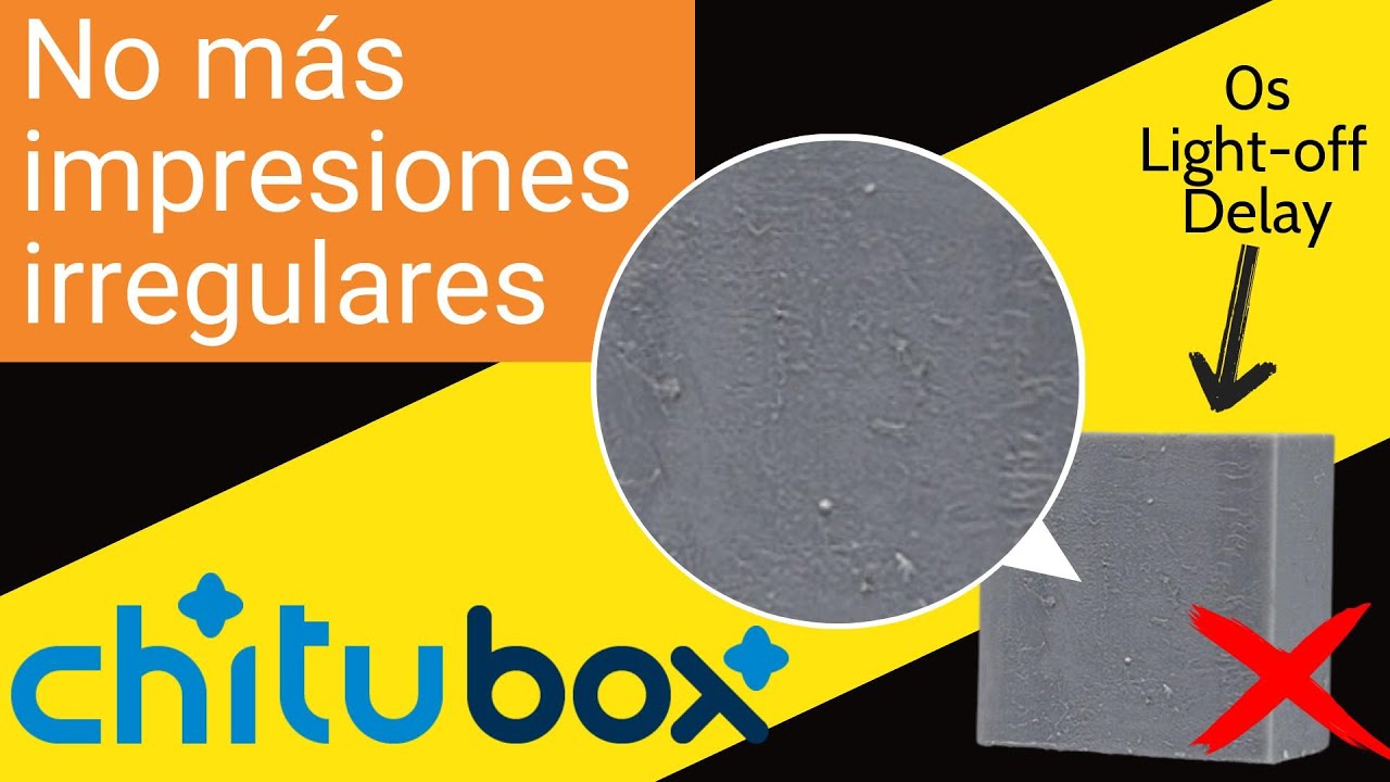🚨 Mejora tu impresión 3D en resina con Chitubox ®  | Light-off Delay / Resting Time