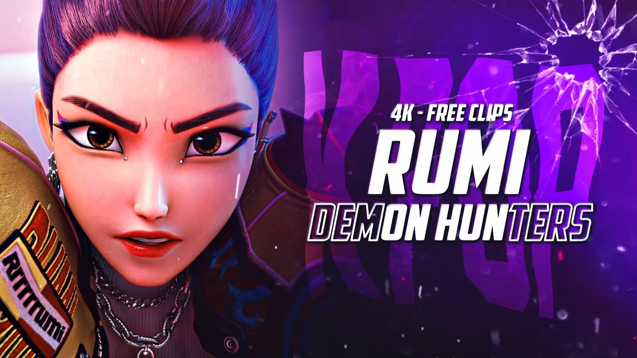 RUMI | 4K TWIXTOR | KPOP DEMON HUNTERS | FREE CLIPS