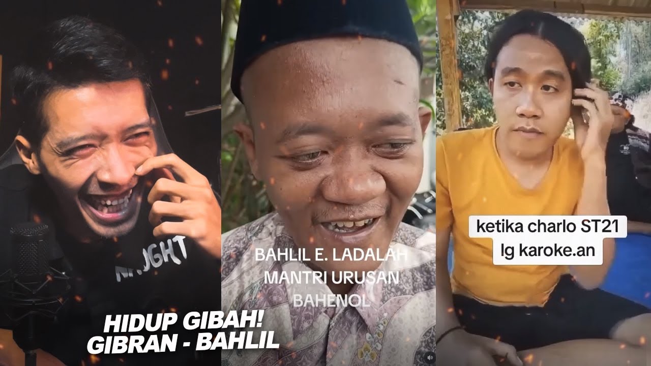 KOCAK NIH! OHH TERNYATA GIBAH = GIBRAN BAHLIL 🤣 ULAH SIAPA INI BRO??