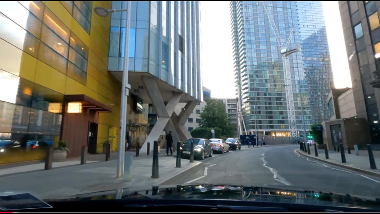 London Sunset Drive | Canary Wharf to Hanger Lane Gyratory | Relaxing City Drive