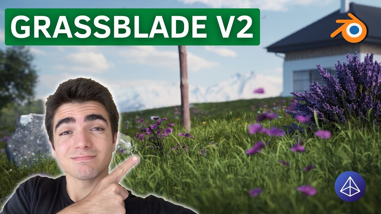GRASSBLADE V2 - Nouveautés de l'add-on Blender