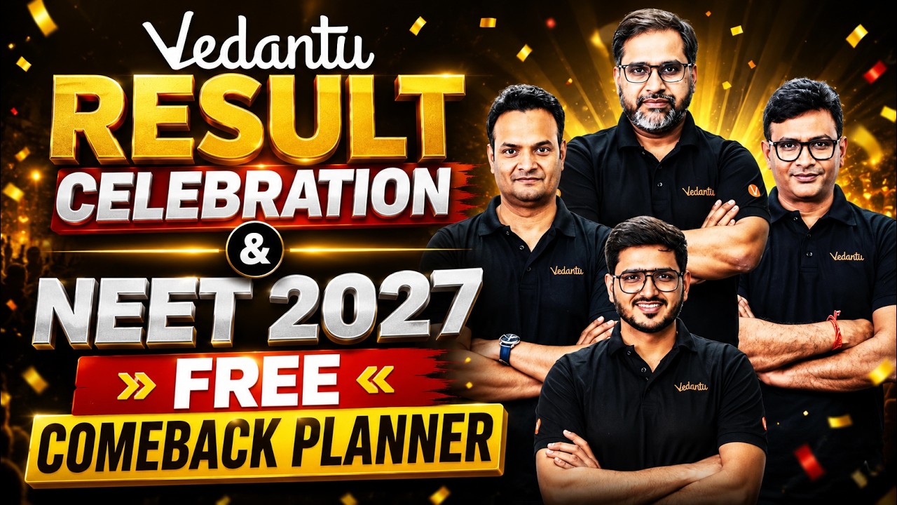 Vedantu NEET Result Celebration & FREE NEET 2027 Comeback Planner 🔥 Sankalp NEET Vedantu