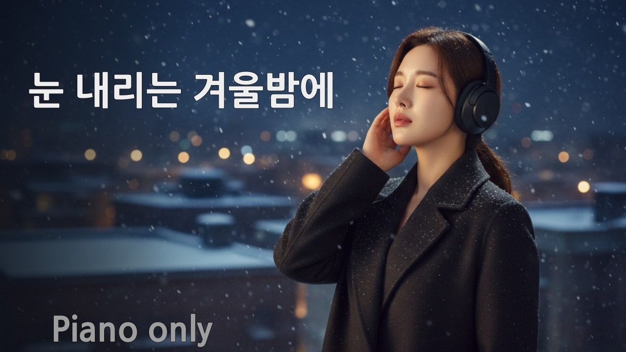 눈내리는 겨울밤에 듣는 발라드 모음곡 #피아노발라드 #이별감성 #플레이리스트