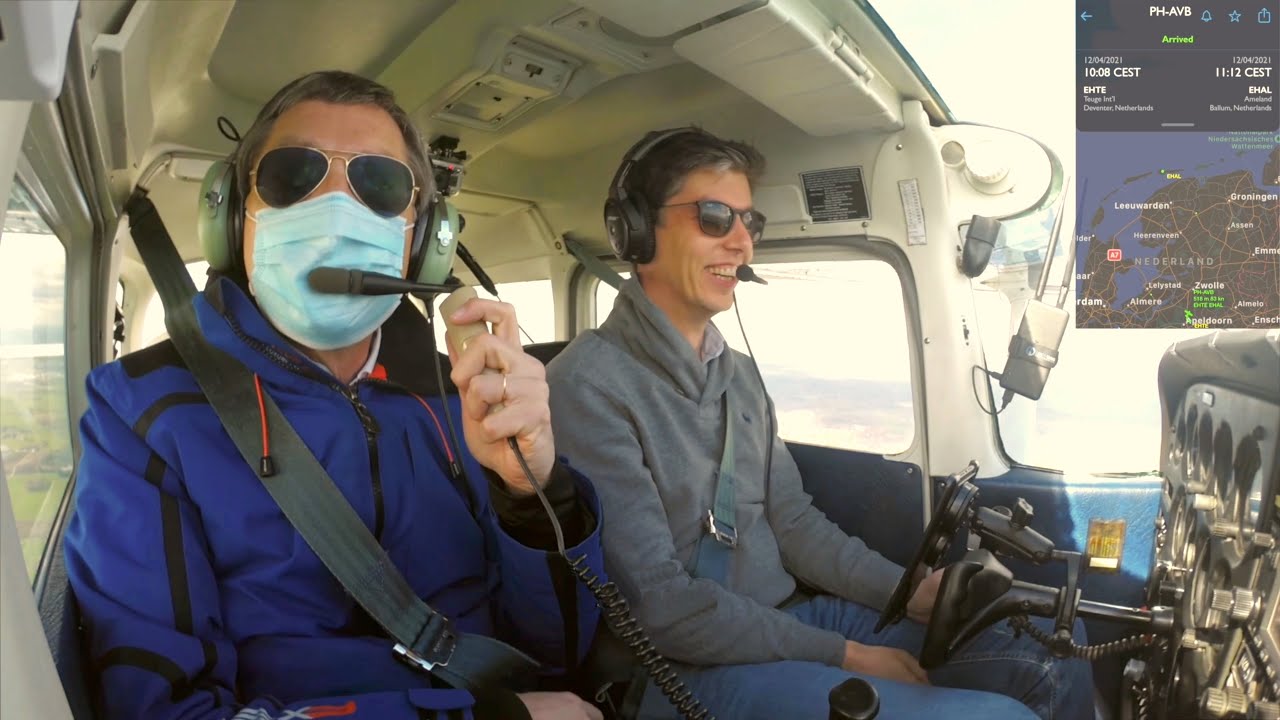 FLIGHT FROM EHTE TO EHAL WITH MAARTEN, LIVE ATC