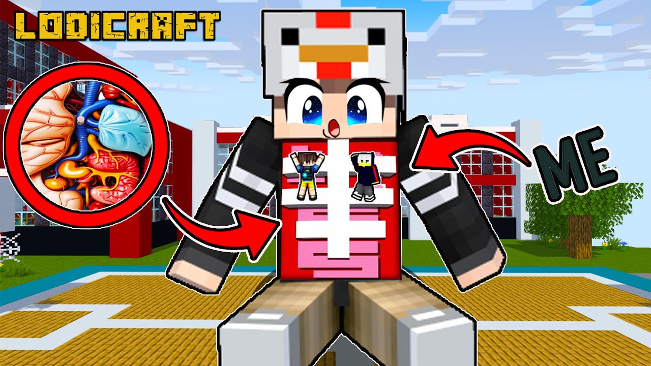 Can I Survive Inside JEEEK Body? in minecraft!