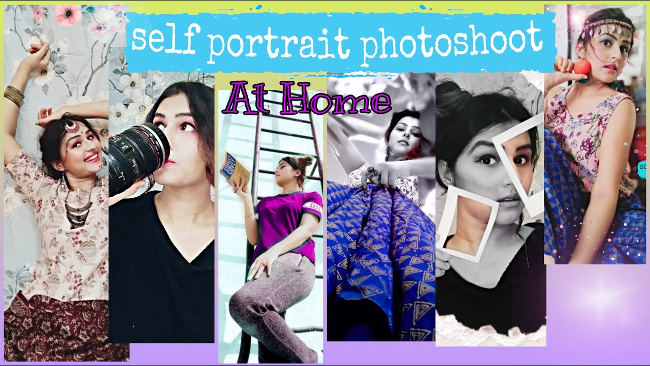 Creative Self-portrait ideas at HOME PART-1 || Poses for Photoshoot || poses for instagram