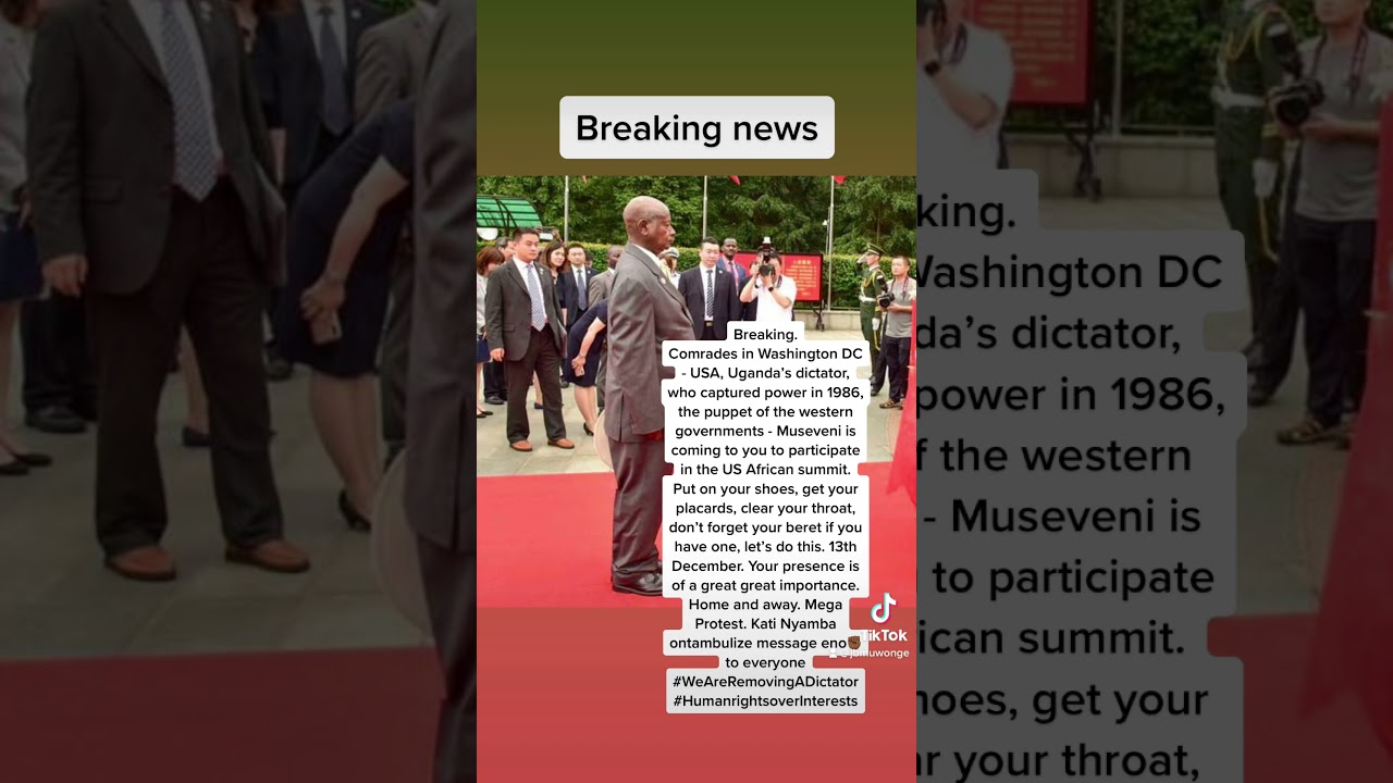 Najświeższe wiadomości, Ugandyjczycy w USA, Waszyngton. #bobiwine #Jbmuwonge #Museveni obowiązkowy