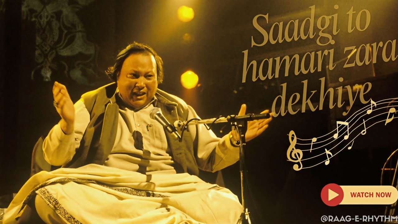 Soulful Mix | Nusrat Fateh Ali Khan & Jaun Elia | Sadgi To Hamari Dekhiye. | Voice of Legends ❤️ 
