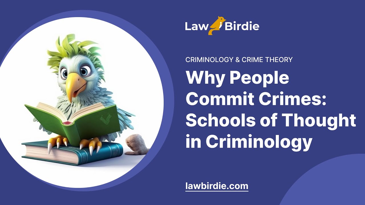 Why People Commit Crimes: Schools of Thought in Criminology - Essay Example