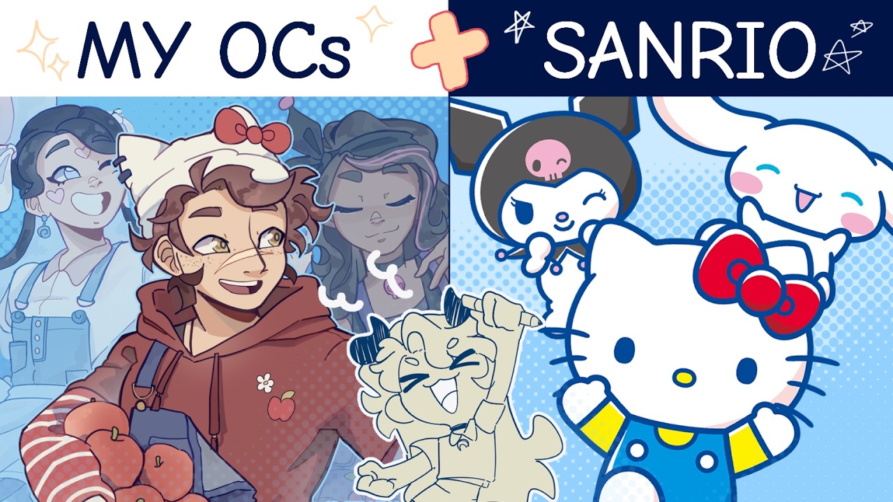 Making an OC x Sanrio Collab! (Yap-ology and concept art)