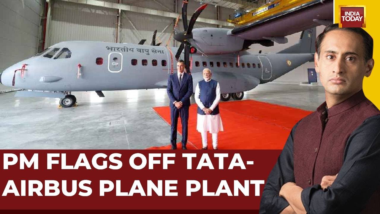 PM Modi Flags Off TATA Airbus Plane Plant In Gujarat's Vadodara, Major Boost For Indian Aerospace