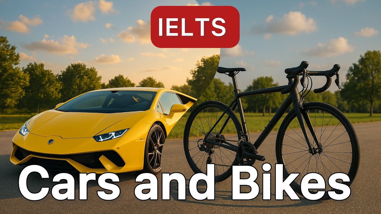 IELTS Speaking: Transport: CARS and BICYCLES