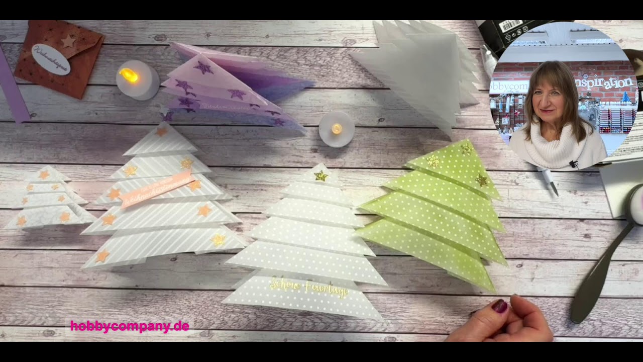 Bastelideen f&uuml;r die Weihnachtszeit aus Papier