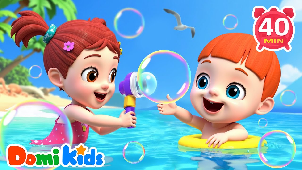 SUMMER Fun 🌞 Swimming & Boating Songs | Catchy Nursery Rhymes & Kids Songs | Domi Kids