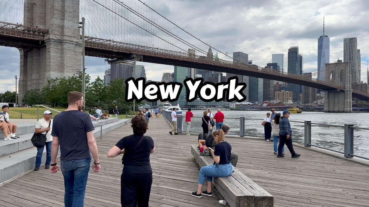 New York Virtual Tour 4k Walking Brooklyn Heights And Dumbo