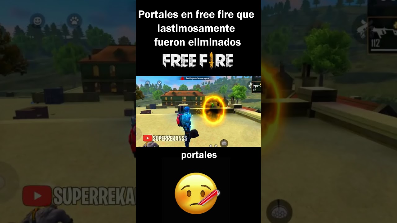 Los portales que fueron eliminados de Free Fire! 😭 #Shorts