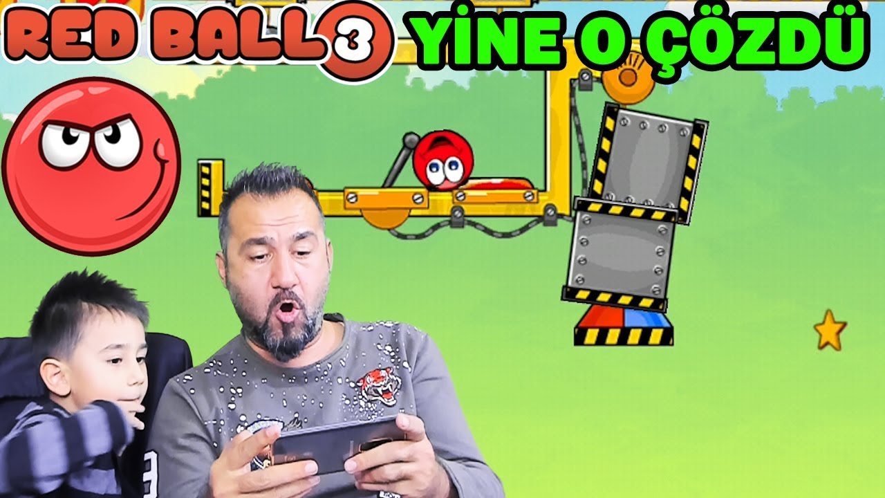 BABA BEN BU OYUNU OYNUYORUM! | REDBALL 3  KIRMIZI TOP OYNUYORUZ