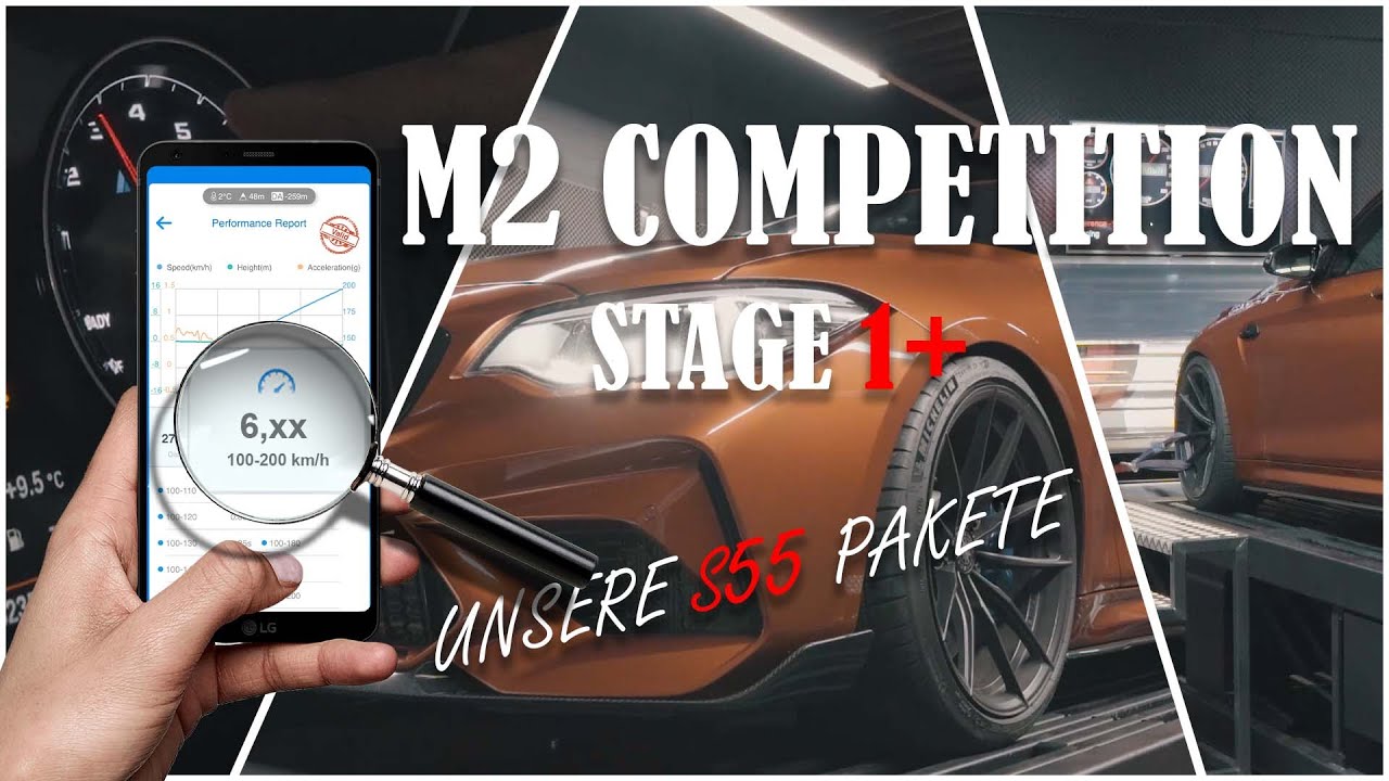 BMW M2 COMPETITION | STAGE 1+ | DYNO | 100-200 SCHNELLSTER M2C? | S55 Pakete |