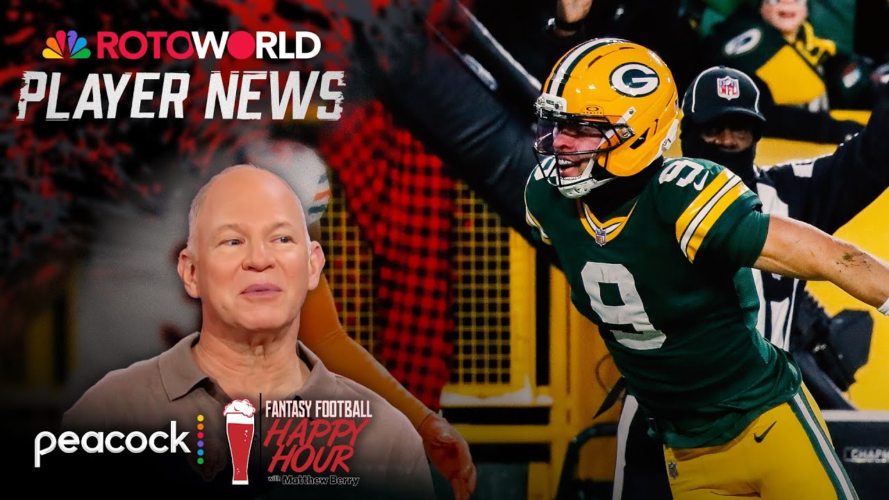 Christian Watson cementing status as Packers' top WR | Fantasy Football Happy Hour | NFL on NBC