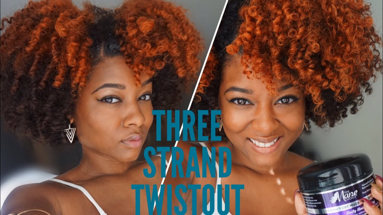How To 3 Strand Twist for an Extra & Juicy Defined Twist Out | The Mane Choice
