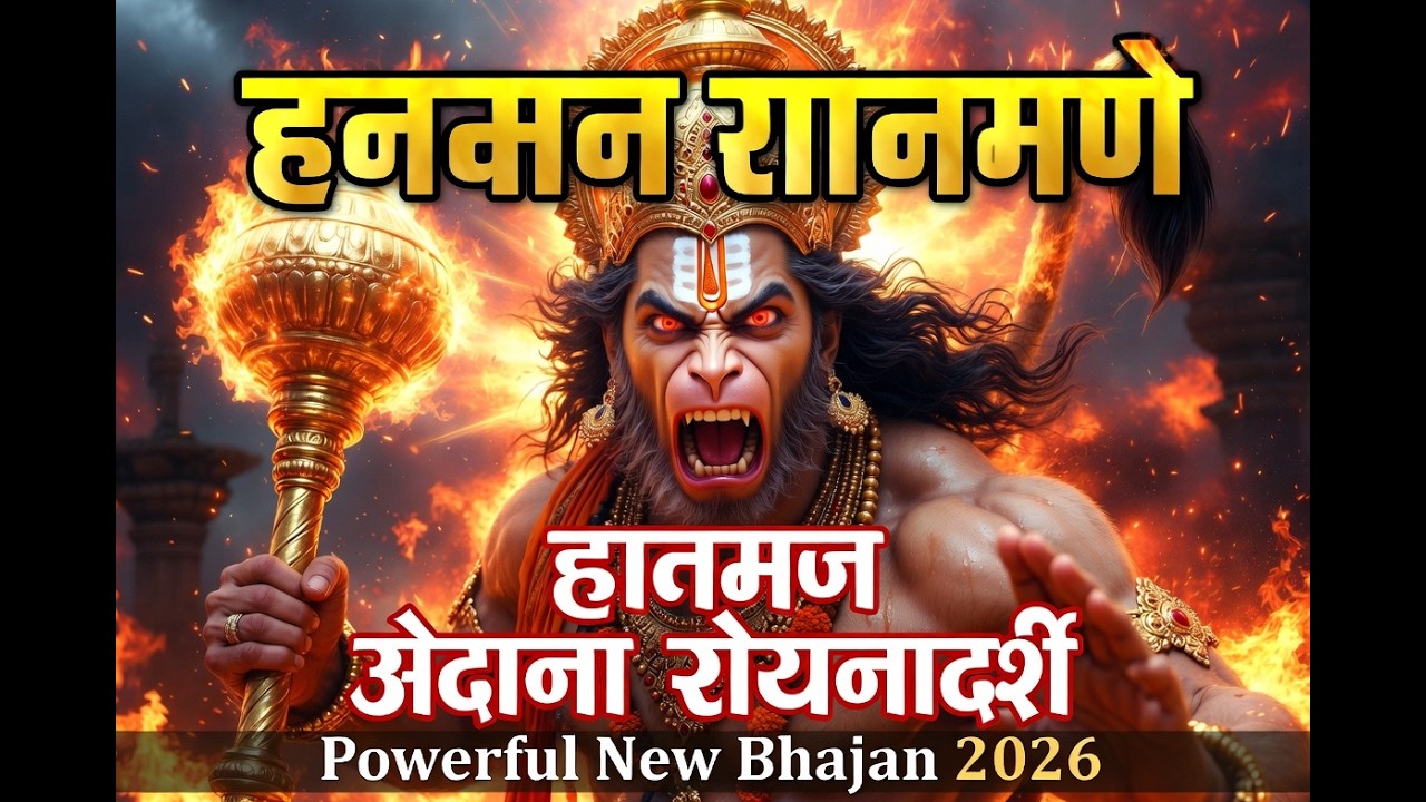 Hanuman Tandav 2026 🔥 | Rudra Avatari Bajrang Bali | Powerful Sanskrit Bhajan | Music Hub
