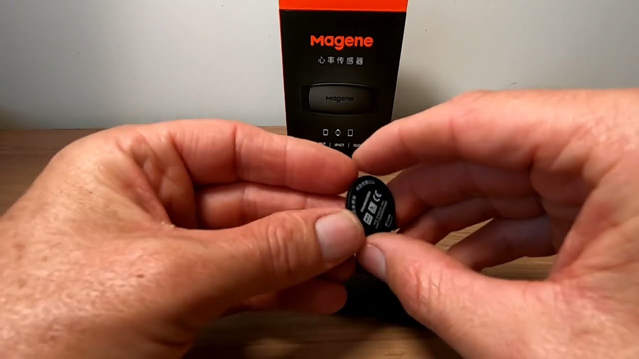 Como trocar bateria Sensor Cardíaco Magene.