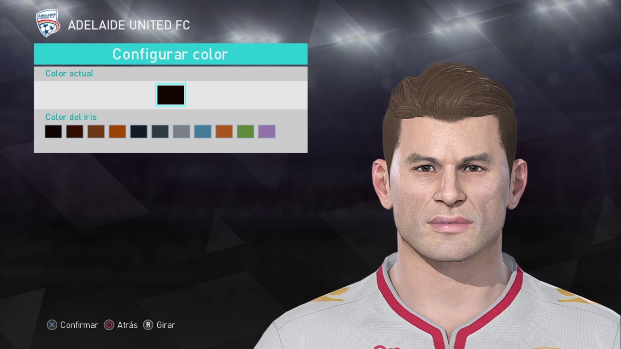 como crear ah L.YASHIN en pes 2018