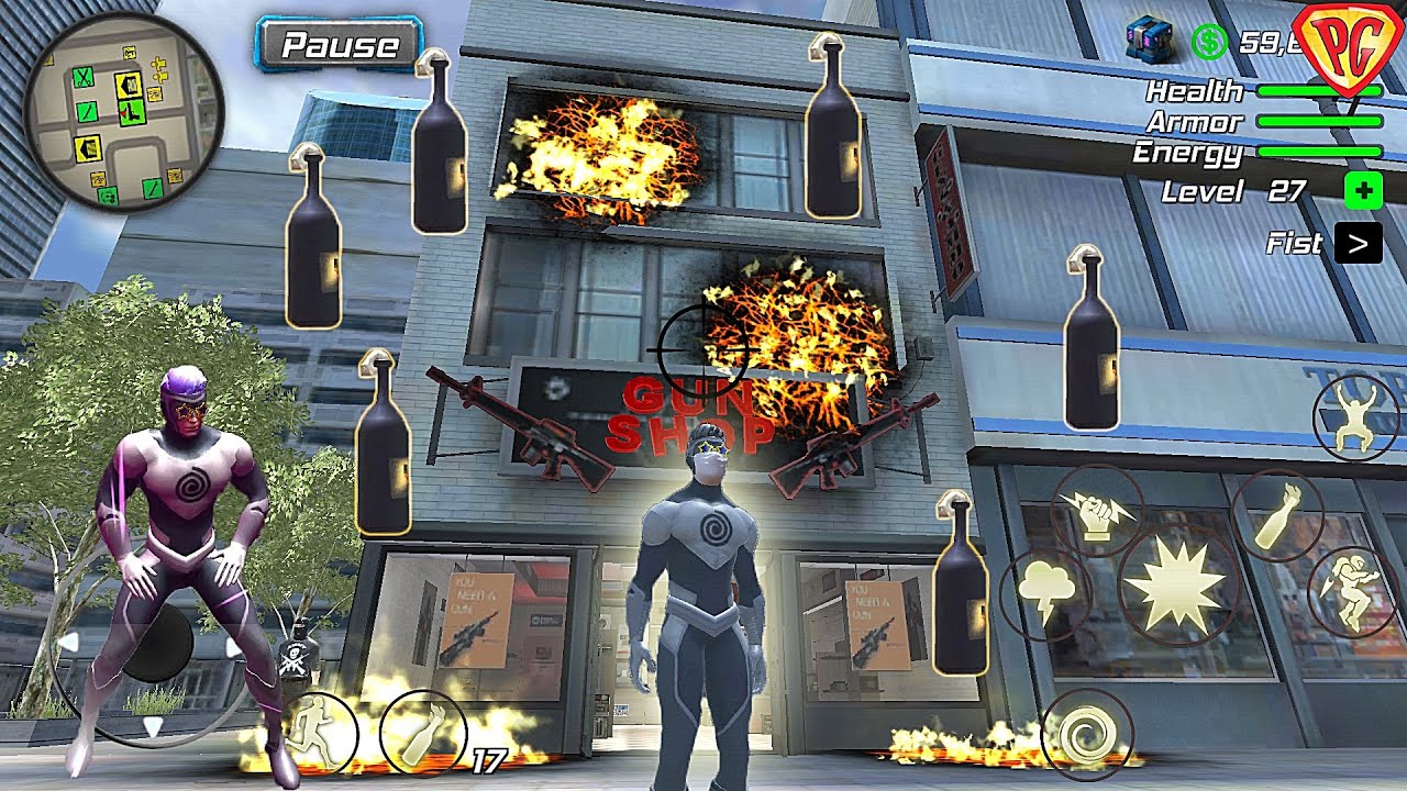 Hurricane Superhero : Wind Tornado Vegas Mafia #39 Cocktail Molotov