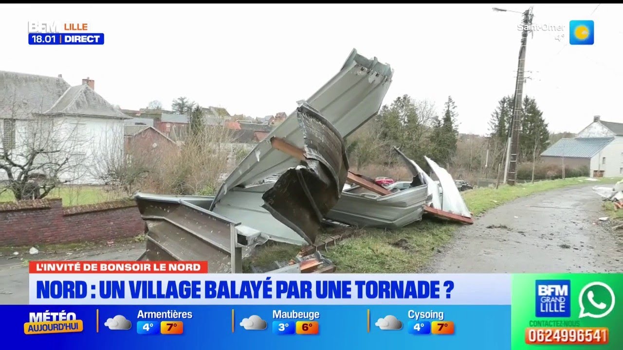 Retour sur une journée compliquée à Cousolre où il a fallu nettoyer les dégâts après une tornade