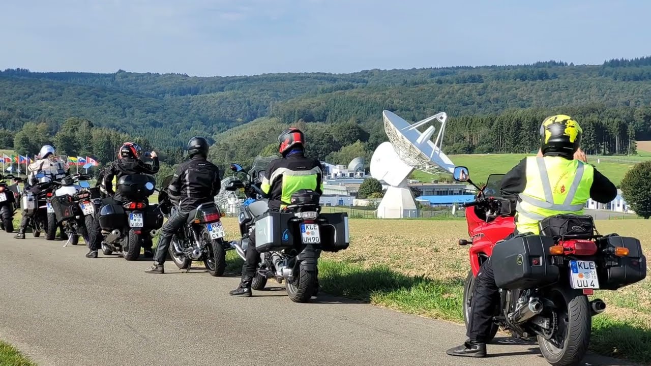 Motorradrunde - Esch-sur-Sûre nach Revin (F) Parc naturel régional des Ardennes und ESA in Redu