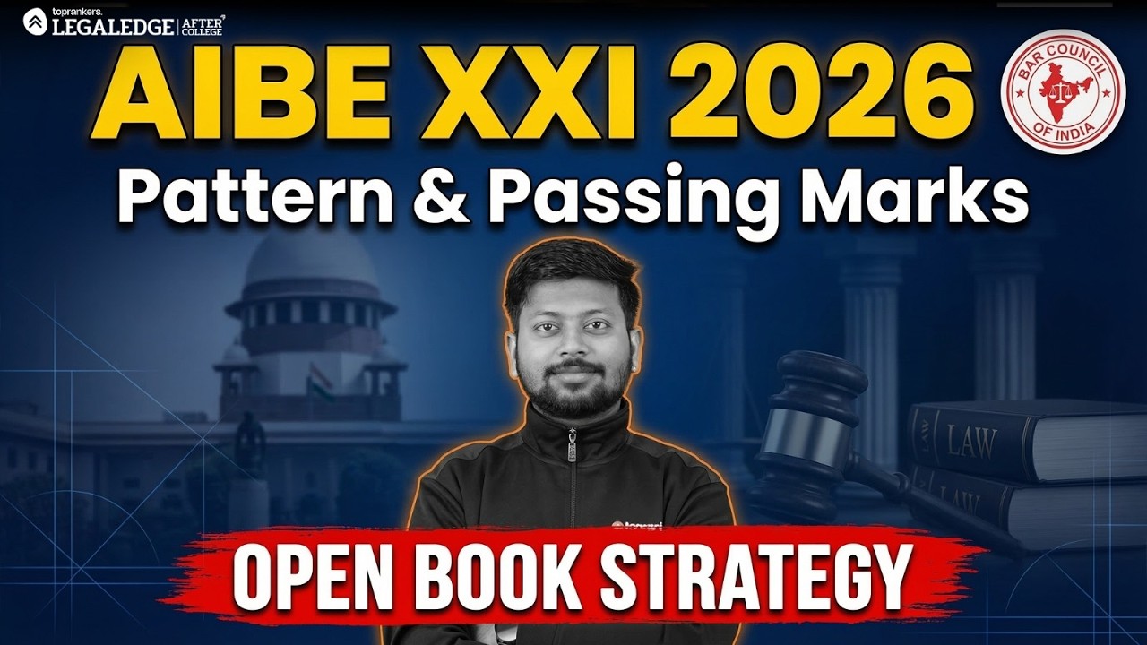 How to Clear AIBE 2026 in First Attempt with Right Study Plan? Exam Pattern, Passing Marks, Cut Off?