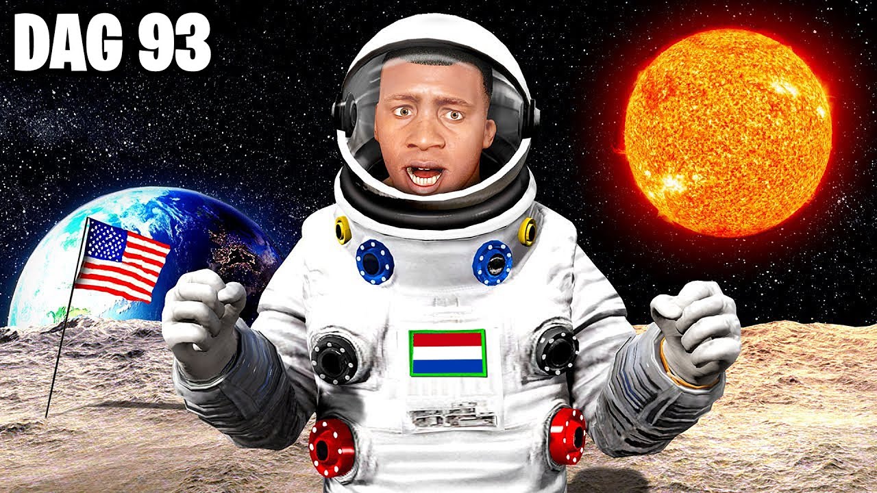 Ik Overleefde 100 DAGEN In De RUIMTE In GTA 5!