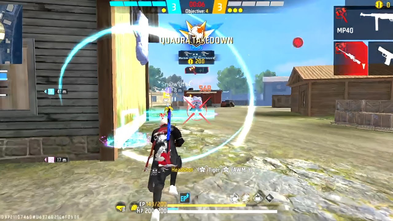 Cs Rank Enemy killing speed 💥 # 1 v 4 AWM # Elimination # Ace 🔥 Starrrr gaming 