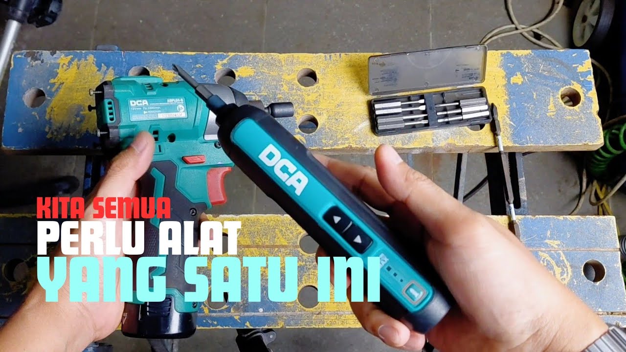 Alat untuk semua kalangan!!! || Obeng Cordless DCA ADPL04-5