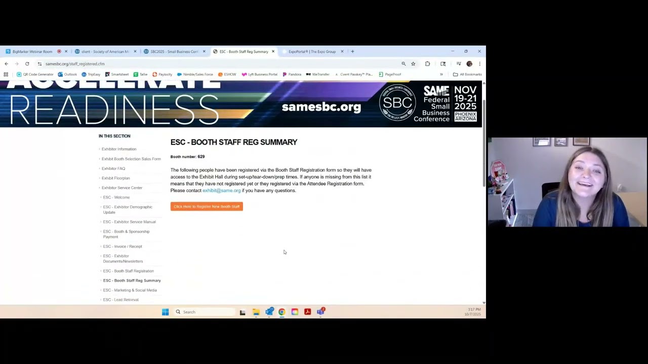 SBC Exhibitor Webinar 2025