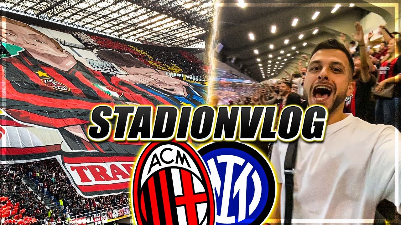 AC MILAN VS. INTER MAILAND 🤯5 TORE ESKALATION IM DERBY😱STADIONVLOG🔥