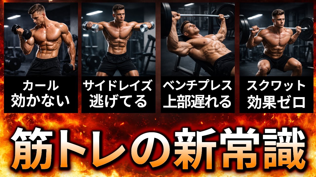 【衝撃】最新科学で証明されたヤバすぎる筋トレの新常識7選！