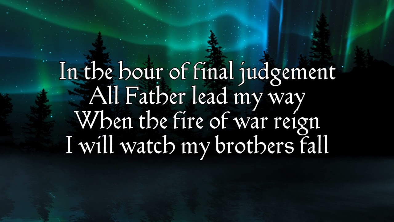 BROTHERS OF METAL|Yggdrasil [LYRICS]