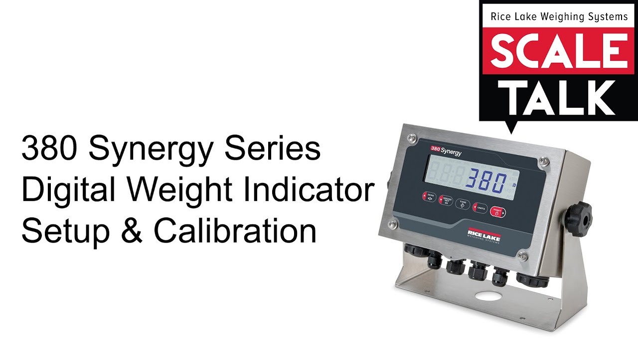 ScaleTalk: 380 Synergy Series Setup & Calibration
