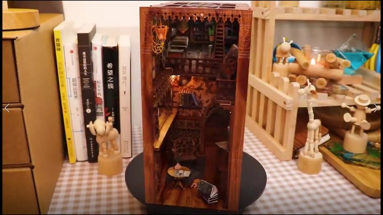 Eternal Bookstore DIY Book Nook 3D Wooden Puzzle