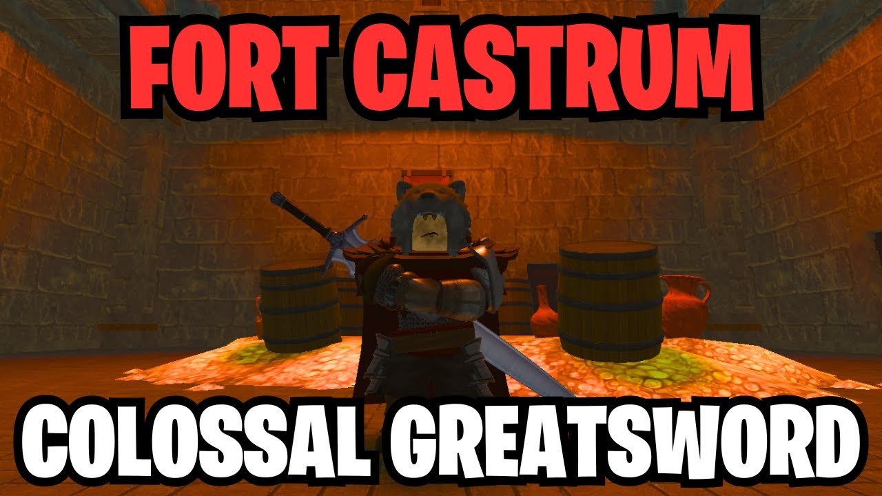 GODLY Colossal Greatsword Build vs. Fort Castrum SOLO | Arcane Odyssey