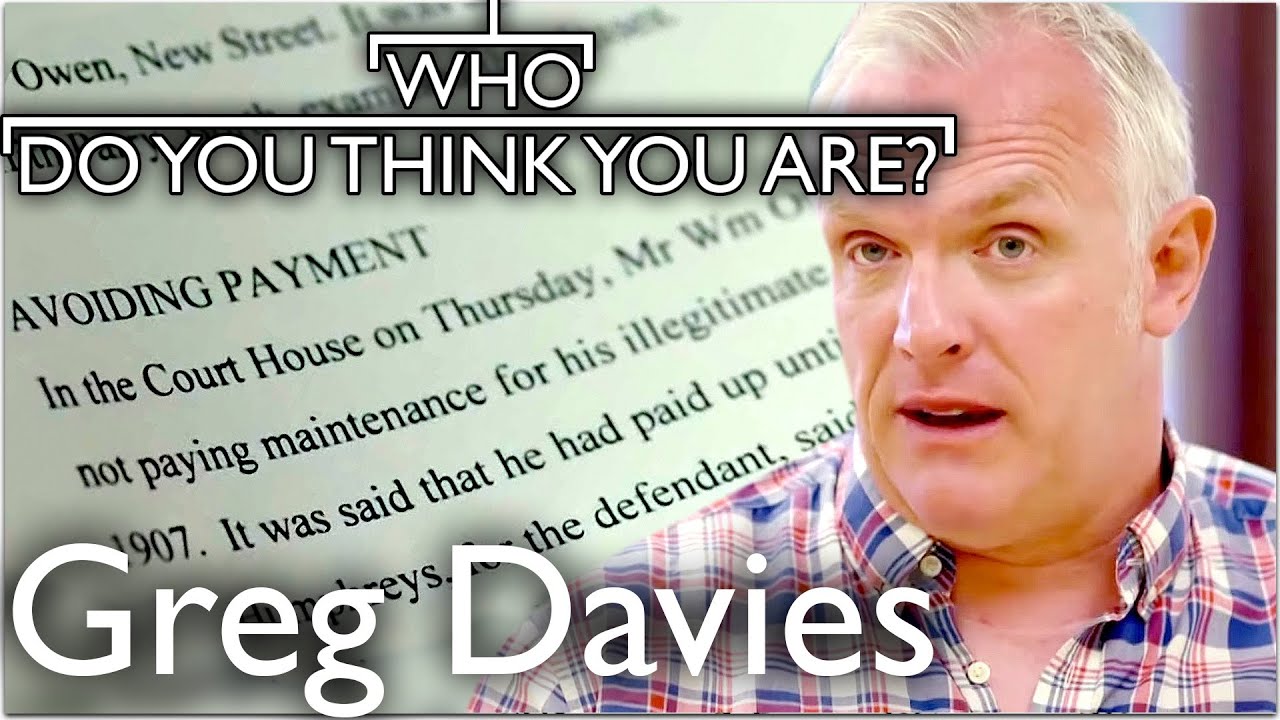 Greg Davies Investigates Great Grandfather's Scandal | Who Do You Think You Are