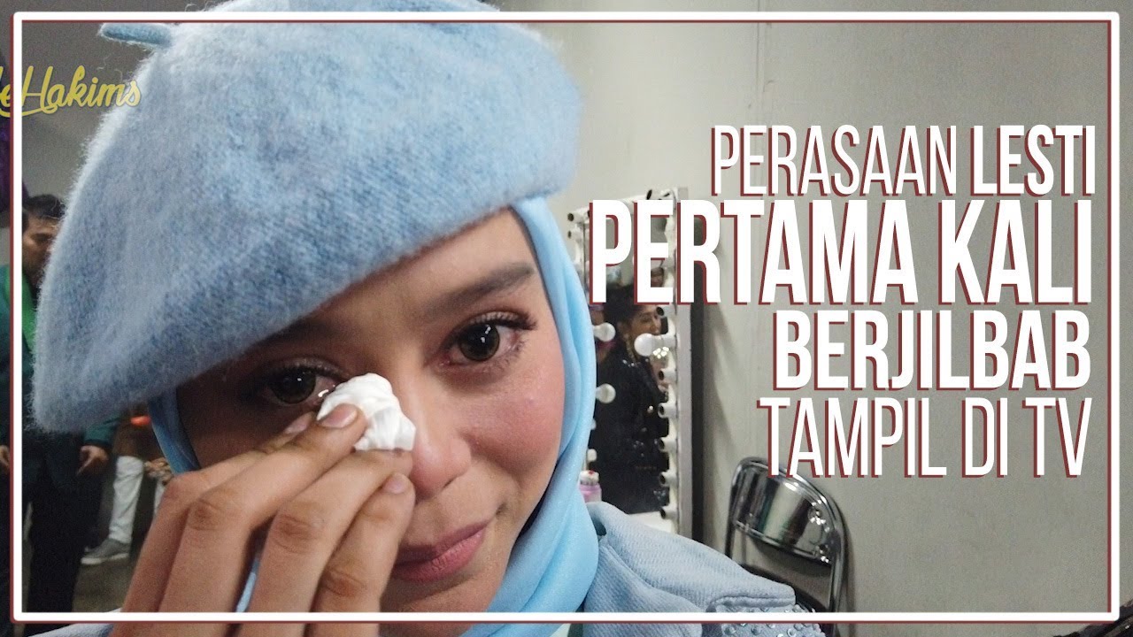 Perasaan Lesty, PERTAMA KALI berjilbab tampil di TV